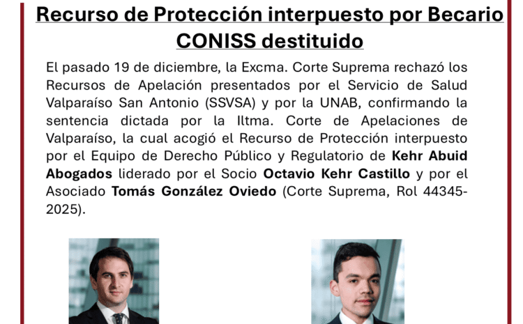  Victoria Judicial: Corte Suprema ratifica protección de becario CONISS destituido
